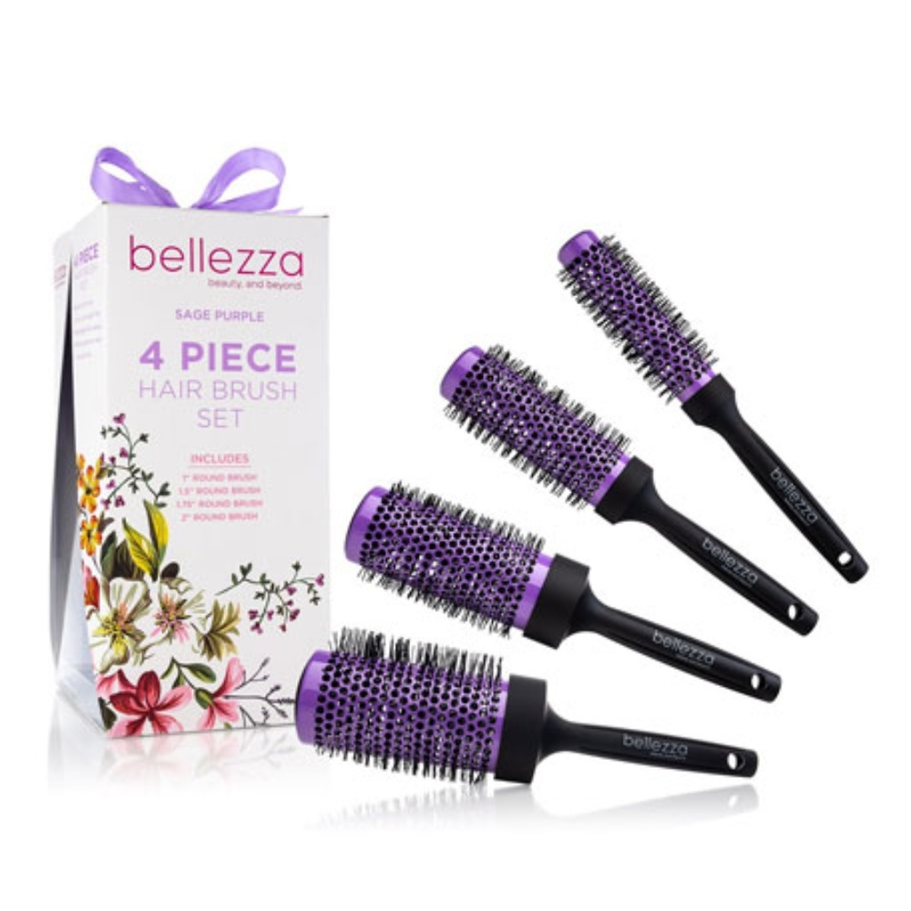 Bellezza 4 piece hair brush set